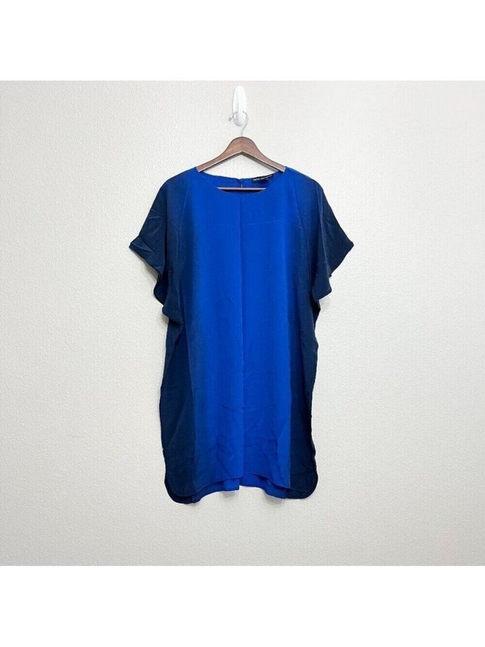 French Connection Oversized Silk Ombre Dress